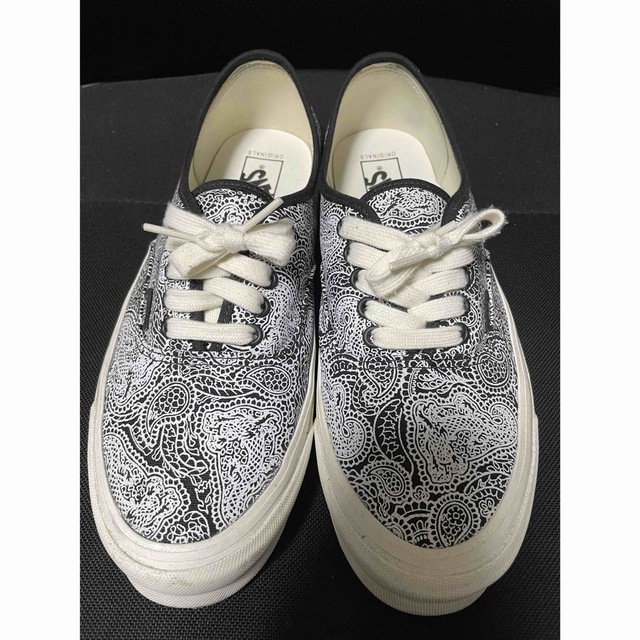 [新品]28cm VANS VAULT OG AUTHENTIC L 白黒