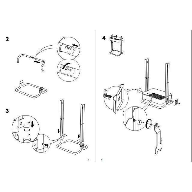 【２台】イケア　ＩＫＥＡ　ワゴン　RÅSKOG ロースコグ　新品 6