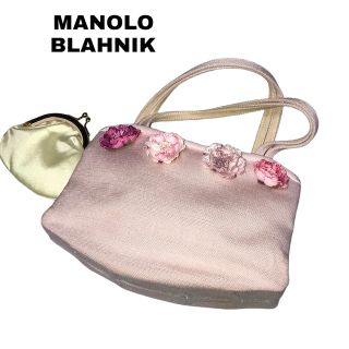 マノロブラニク(MANOLO BLAHNIK)のMANOLO BLAHNIK コインケース付きミニバック(トートバッグ)