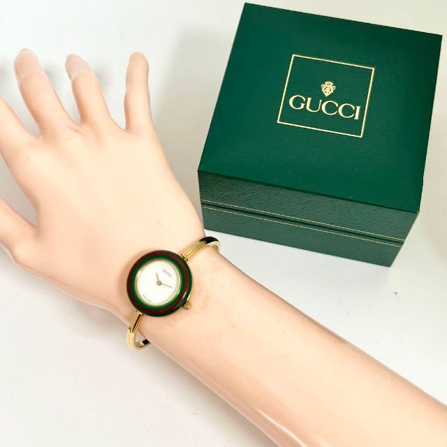 Gucci - 319 GUCCI グッチ時計 レディース腕時計 箱付き チェンジ