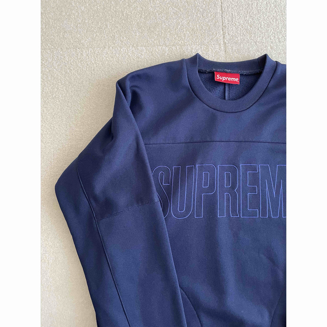 メンズ 【希少】supreme トレーナー スウェット ネイビー ボックスロゴ