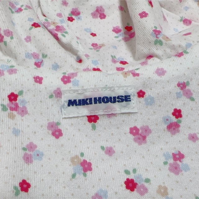 mikihouse(ミキハウス)のmikihouse ベビー ポンチョ ピンク 70-90 キッズ/ベビー/マタニティのベビー服(~85cm)(カーディガン/ボレロ)の商品写真