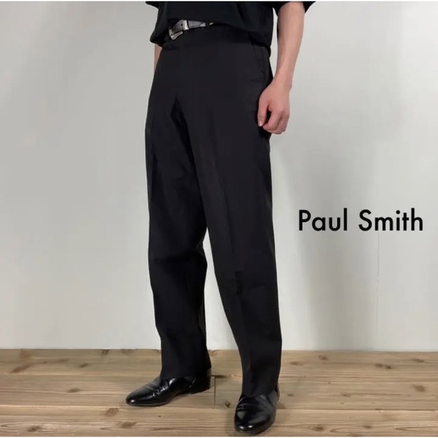 Paul Smith LONDON ブラックスラックス ストレート /E21の通販 by LAW｜ラクマ