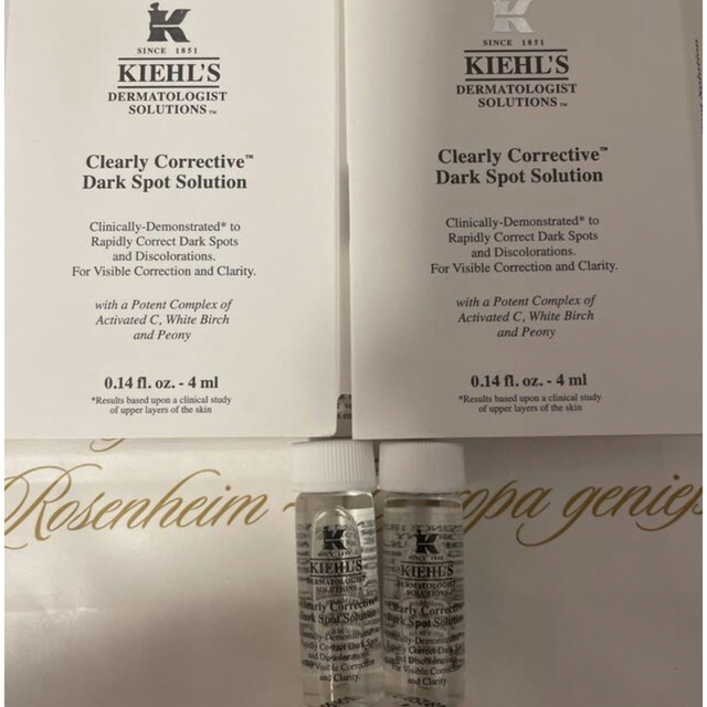 Kiehl's(キールズ)のキールズ　DSクリアリーホワイトブライトニングエッセンス(美白美容液)4ml×2 コスメ/美容のスキンケア/基礎化粧品(美容液)の商品写真