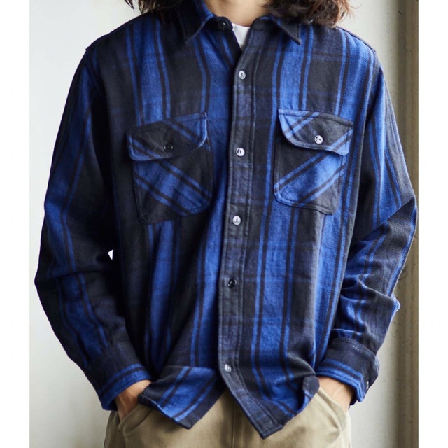 ビッグマイク ヘビーフランネルシャツ　Sサイズ メンズのトップス(シャツ)の商品写真