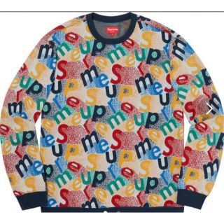 シュプリーム(Supreme)のSupreme Scatter Text Crewneck Lsize(ニット/セーター)