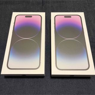 アップル(Apple)のApple iPhone14 Pro Max 512GB ディープパープル 2台(スマートフォン本体)