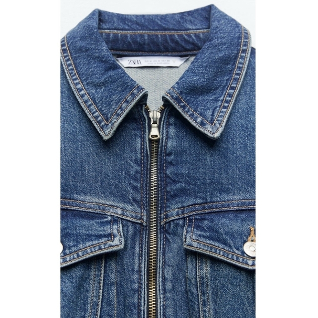 完売品✨新品!未使用!紙タグ付!♥️ZARA♥️TRFデニムワンピース。M。 完売品✨新品!未使用!紙タグ付!♥️ZARA♥️TRFデニムワンピース。M。