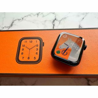 アップルウォッチ(Apple Watch)のApple Watch HERMES series6 44mmスペースブラック(その他)