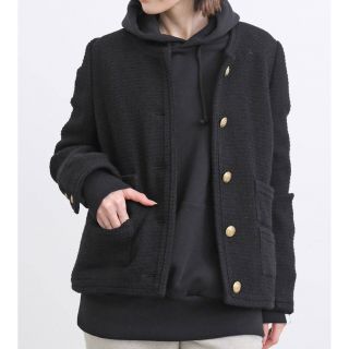 アパルトモンドゥーズィエムクラス ノーカラージャケット(レディース アパルトモンドゥーズィエムクラス ノーカラージャケット(レディース