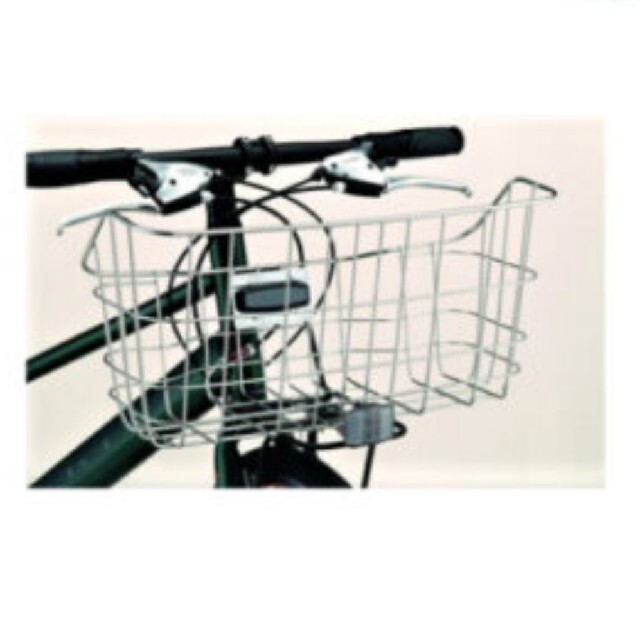 BRIDGESTONE(ブリヂストン)のXB1・シルヴァ・オルディナ用フロントバスケット&キャリアセット スポーツ/アウトドアの自転車(パーツ)の商品写真