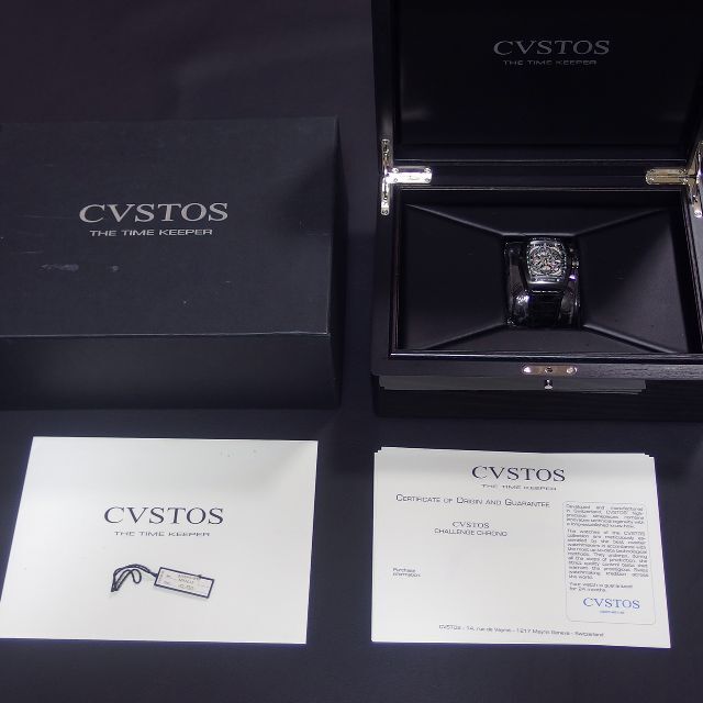 CVSTOS(クストス)の定価214万　美品 クストス チャレンジ クロノグラフ パワーリザーブ  メンズの時計(腕時計(アナログ))の商品写真