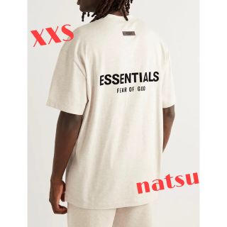 フィアオブゴッド(FEAR OF GOD)のFOG Essentials 両面ロゴ  Tシャツ オフホワイト XXS(Tシャツ/カットソー(半袖/袖なし))