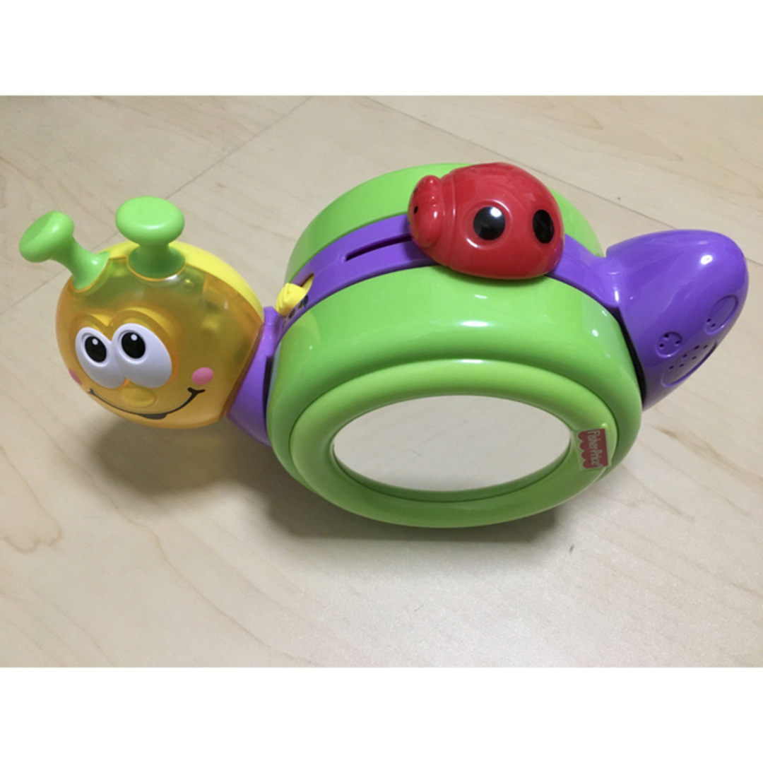 Fisher-Price(フィッシャープライス)のフィッシャープライス　でんでんむし　おもちゃ　赤ちゃん　0歳　1歳　はいはい エンタメ/ホビーのおもちゃ/ぬいぐるみ(その他)の商品写真