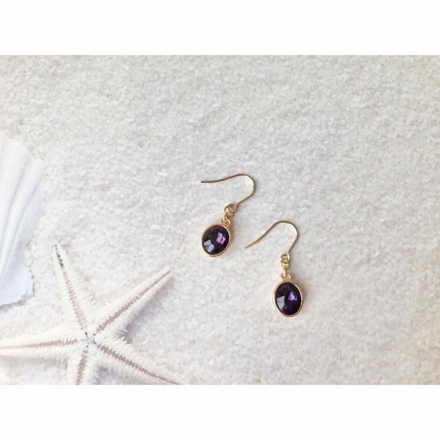 再販2】ハンドメイド キラキラビジューのシンプルピアス propar.com.ar