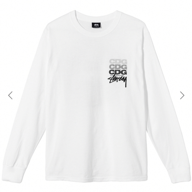 【定価以下】STUSSY×CDG LS TEE 40th コラボ ロンT XL