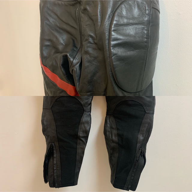 FRANK THOMAS VINTAGE バイカーレザーパンツ ブラック 40 特価商品 www