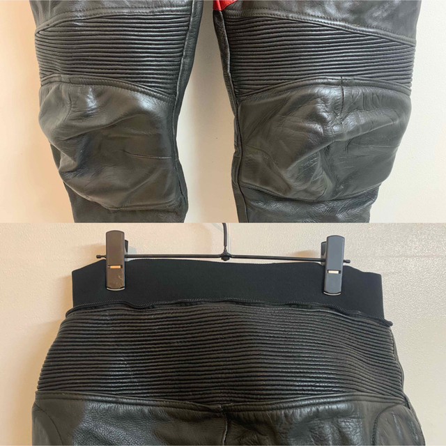 FRANK THOMAS VINTAGE バイカーレザーパンツ ブラック 40 特価商品 www