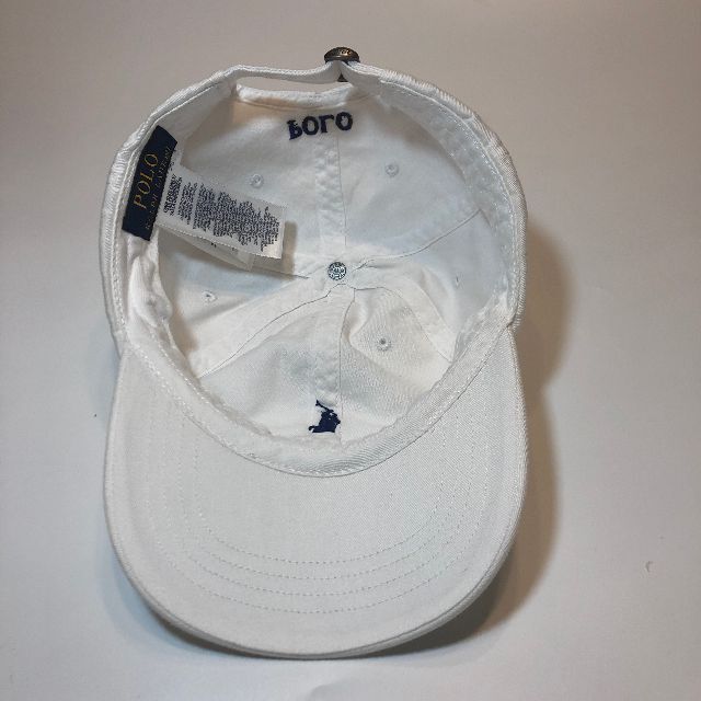 POLO RALPH LAUREN(ポロラルフローレン)の新品未使用 ポロ ラルフローレン ポニー キャップ 白 N103 メンズの帽子(キャップ)の商品写真