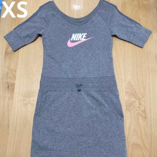 ナイキ(NIKE)のNIKE オフショル ワンピース XS 130cm(ワンピース)