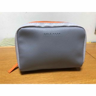 コールハーン(Cole Haan)のCOLE HAAN  コスメポーチ　 アメリカン航空　ライトグレー(旅行用品)