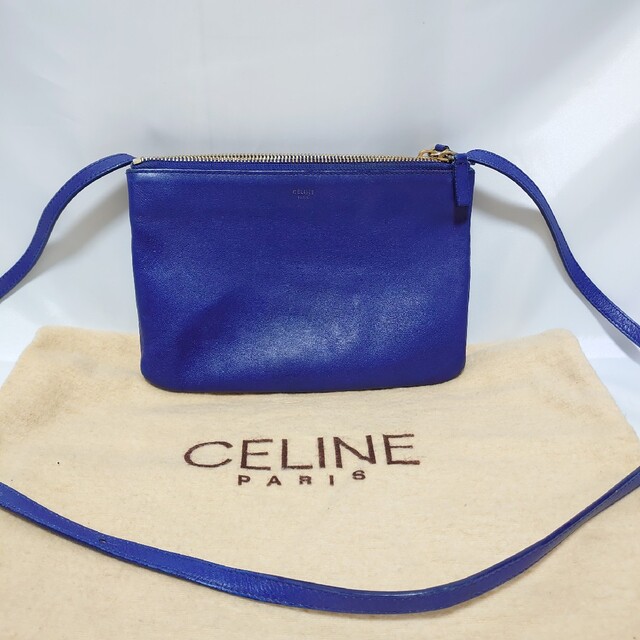 CELINE トリオ ショルダーバッグ-