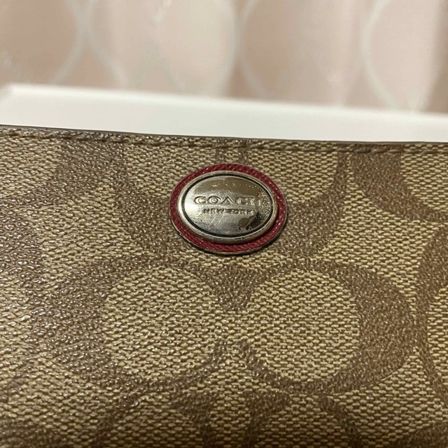 COACH(コーチ)のCOACH 二つ折り財布 赤 レディースのファッション小物(財布)の商品写真