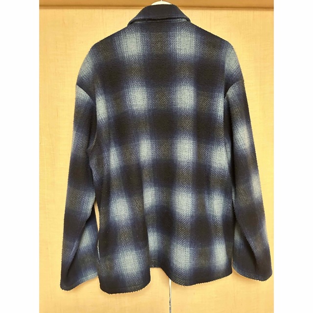 Supreme☆Shadow Plaid Fleece Shirt☆L☆青