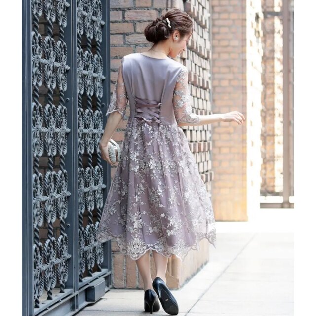 ファッションレター　ドレス　Lサイズ レディースのフォーマル/ドレス(ミディアムドレス)の商品写真