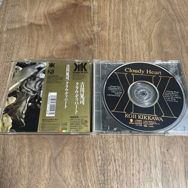 吉川晃司　CDアルバム　cloudy heart エンタメ/ホビーのCD(ポップス/ロック(邦楽))の商品写真