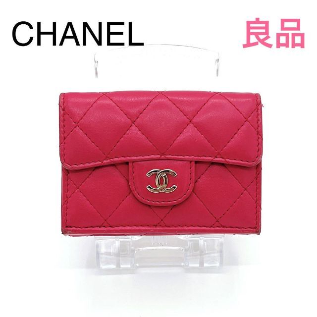 名入れ無料】 CHANEL - 【正規品】シャネル CHANELラムスキン