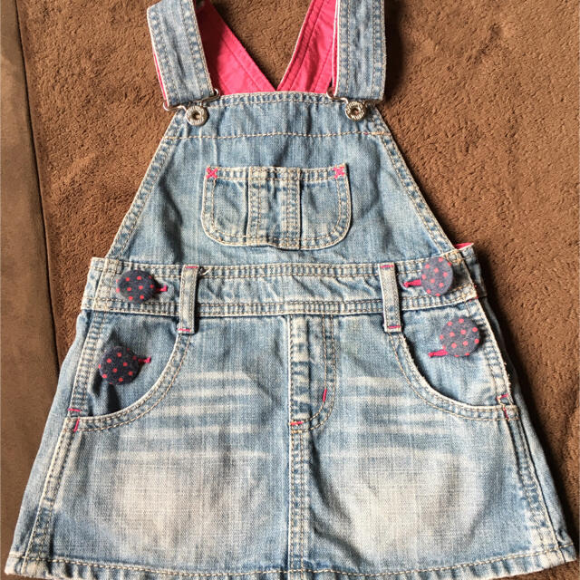 MPS(エムピーエス)のぷな様専用♡デニムサロペット スカート キッズ/ベビー/マタニティのキッズ服女の子用(90cm~)(ワンピース)の商品写真