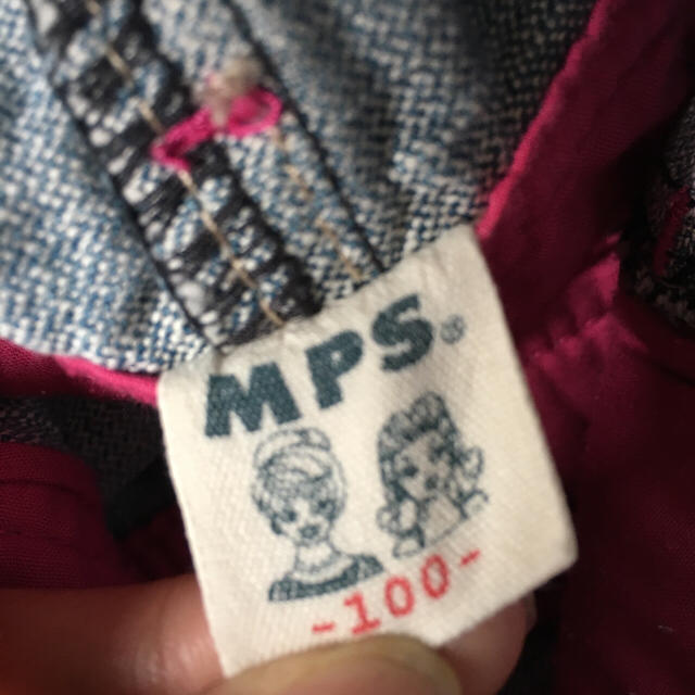 MPS(エムピーエス)のぷな様専用♡デニムサロペット スカート キッズ/ベビー/マタニティのキッズ服女の子用(90cm~)(ワンピース)の商品写真