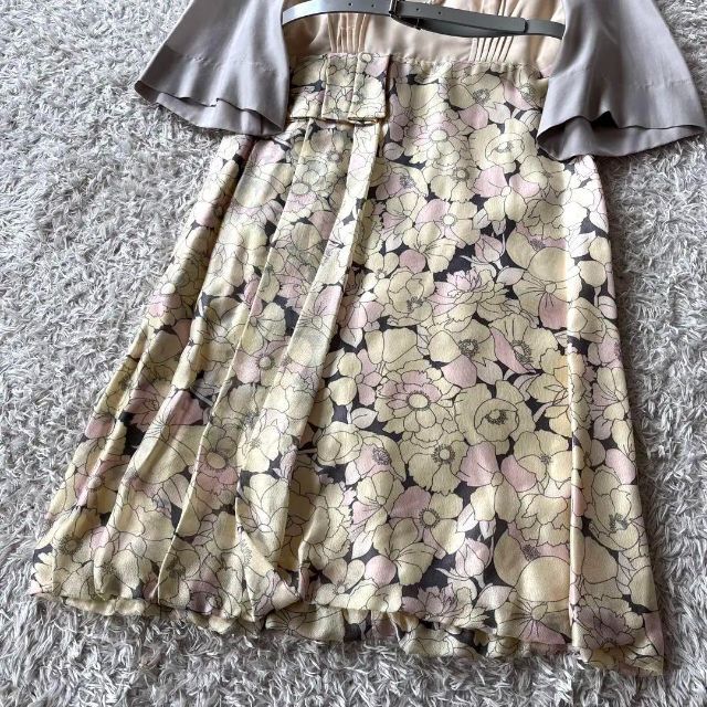 SALE/102%OFF】 マックスマーラ ワンピース ベロア フリル シルク