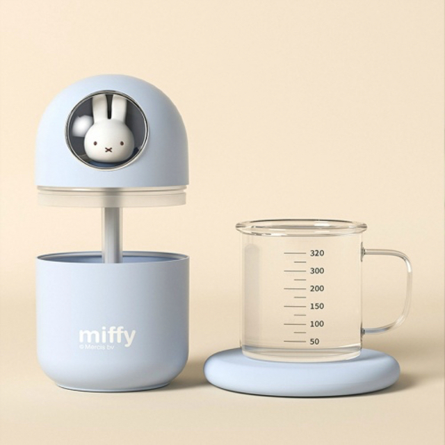 miffy(ミッフィー)の[MIPOW] ミッフィー カプセル型 加湿器 320ml ［ホワイト&ピンク］ スマホ/家電/カメラの生活家電(加湿器/除湿機)の商品写真