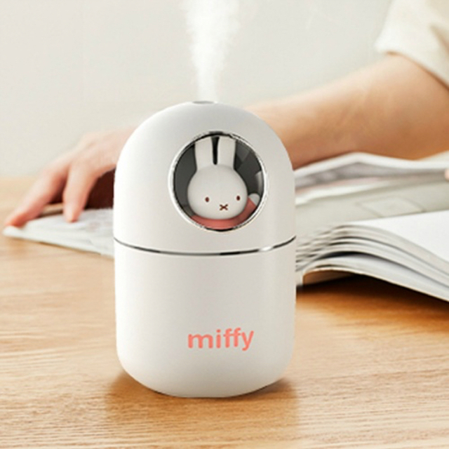 miffy(ミッフィー)の[MIPOW] ミッフィー カプセル型 加湿器 320ml ［ホワイト&ピンク］ スマホ/家電/カメラの生活家電(加湿器/除湿機)の商品写真