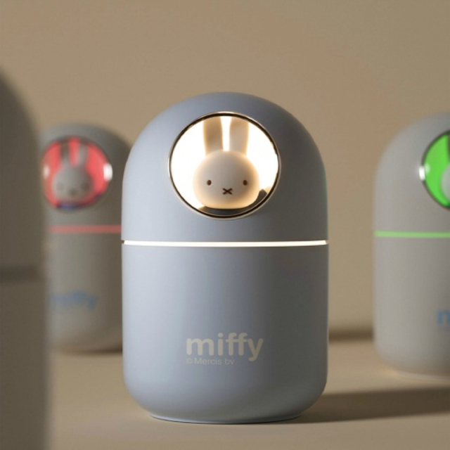 miffy(ミッフィー)の[MIPOW] ミッフィー カプセル型 加湿器 320ml ［ホワイト&ピンク］ スマホ/家電/カメラの生活家電(加湿器/除湿機)の商品写真