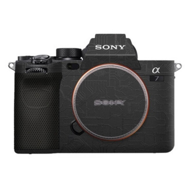カメラ保護フィルム 模様:電気回路 SONY A7 4 ILCE-7M4 3M製 スマホ/家電/カメラのカメラ(その他)の商品写真