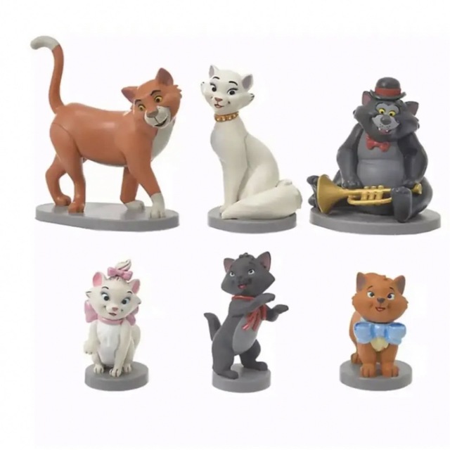 Disney(ディズニー)の廃盤品！レア！おしゃれキャット♡アニバーサリー♡フィギュアセット☆塗り厳選☆ インテリア/住まい/日用品のインテリア小物(置物)の商品写真