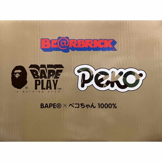 BE＠RBRICK BAPE(R) × ペコちゃん 1000%（グリーン） 非売品 www.gold