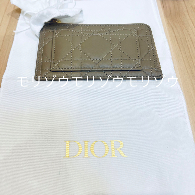 Christian Dior(クリスチャンディオール)の【ポコンタ様専用】DIOR  レディディオール　カナージュ ラムスキン レディースのファッション小物(コインケース)の商品写真