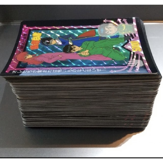 BANDAI(バンダイ)の25年以上前　アマダ 幽☆遊☆白書　PPカード １弾 全42種 　フルコンプ エンタメ/ホビーのアニメグッズ(カード)の商品写真