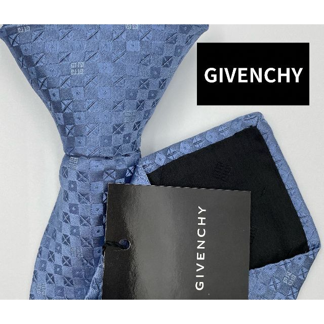 GIVENCHY - ☆タグ付き☆送料無料☆GIVENCHY ネクタイ 高級シルク 4G柄 刺繍 人気