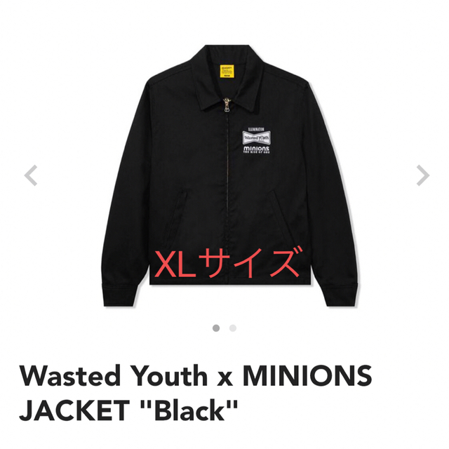Wasted Youth x MINIONS JACKET "Black" XL