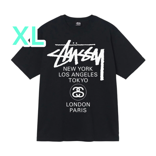 STUSSY ステューシー Tシャツ・カットソー XL 黒