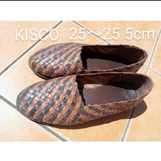 キスコ(KISCO)のキスコ　メンズ　春　夏　靴　シューズ　デッキシューズ　25　革靴　カジュアル(デッキシューズ)