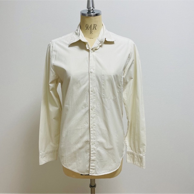 steven alan(スティーブンアラン)のスティーブンアラン　レギュラーシャツ　XS ユニセックス　生成り　オフホワイト メンズのトップス(シャツ)の商品写真