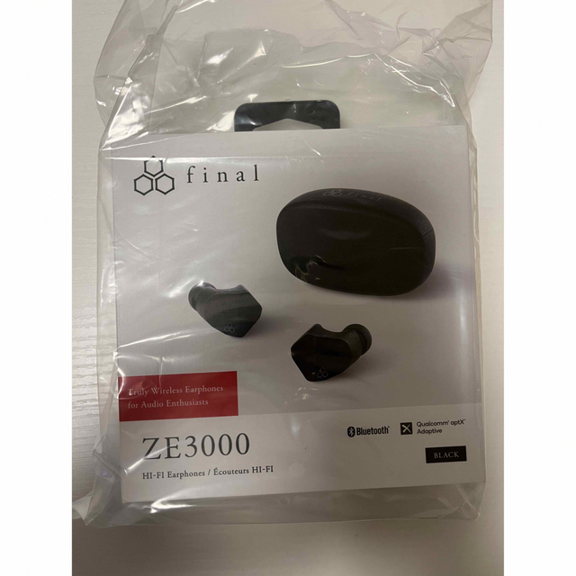 未開封未使用品】final フルワイヤレスイヤホン ZE3000 BLACK www ...