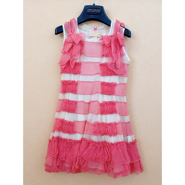 I Pinco Pallino / イピンコパリーノメッシュ素材ワンピ 4歳キッズ服女の子用(90cm~)