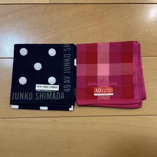 ジュンコシマダ(JUNKO SHIMADA)の新品未使用　ハンカチ２枚(ハンカチ)